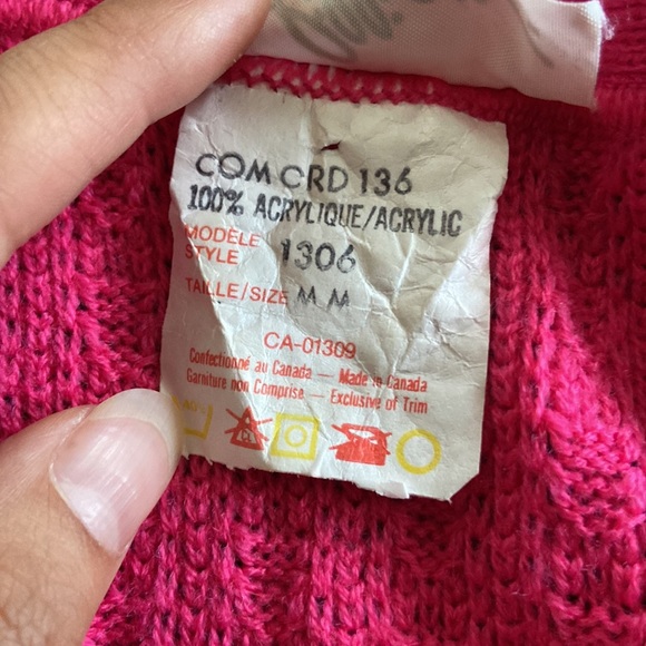 Grandma Meets 80’s Sweater Vest - Picture 4 of 6